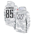Rebec W.Commanders #85 Chig Okonkwo Player Arctic Camo Limited Salute to Service Pullover Hoodies Game Stitched Jerseys