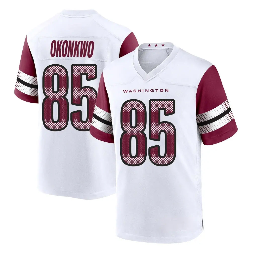 Rebec W.Commanders #85 Chig Okonkwo Player White Game Home Stitched Jerseys