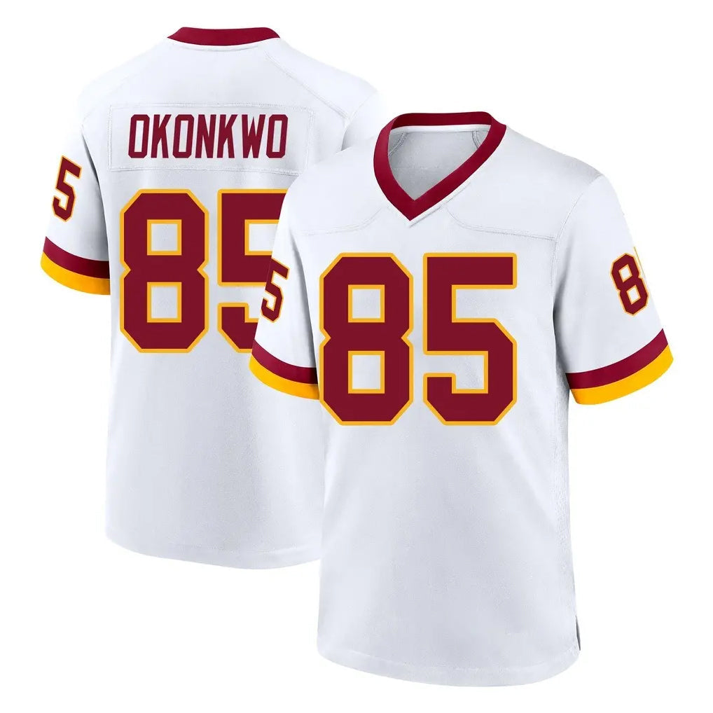 Rebec W.Commanders #85 Chig Okonkwo Player White Home Game Stitched Jerseys