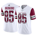 Rebec W.Commanders #85 Chig Okonkwo Player White Limited Vapor Home Game Stitched Jerseys