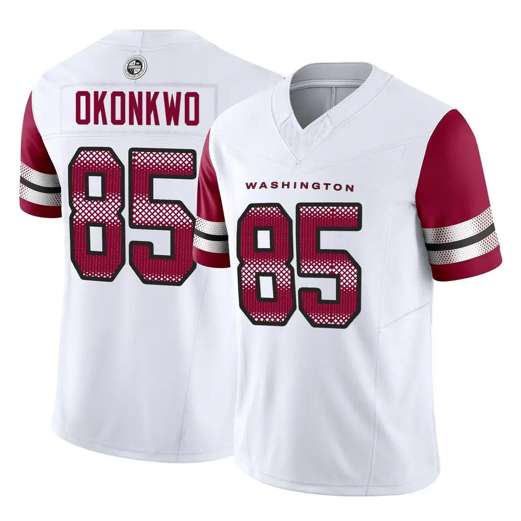 Rebec W.Commanders #85 Chig Okonkwo Player White Vapor F.U.S.E. Limited Home Game Stitched Jerseys