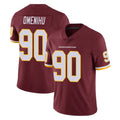Rebec W.Commanders #90 Charles Omenihu Player Burgundy Limited Team Color Vapor Untouchable Home Game Stitched Jerseys