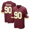 Rebec W.Commanders #90 Charles Omenihu Player Burgundy Team Color Home Game Stitched Jerseys