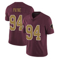 Rebec W.Commanders #94 Daron Payne Player Burgundy Alternate Vapor Untouchable Home Game Stitched Jerseys