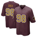 Rebec W.Commanders #98 Odafe Oweh Player Burgundy Alternate Home Game Stitched Jerseys