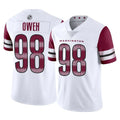 Rebec W.Commanders #98 Odafe Oweh Player White Limited Vapor Home Game Stitched Jerseys