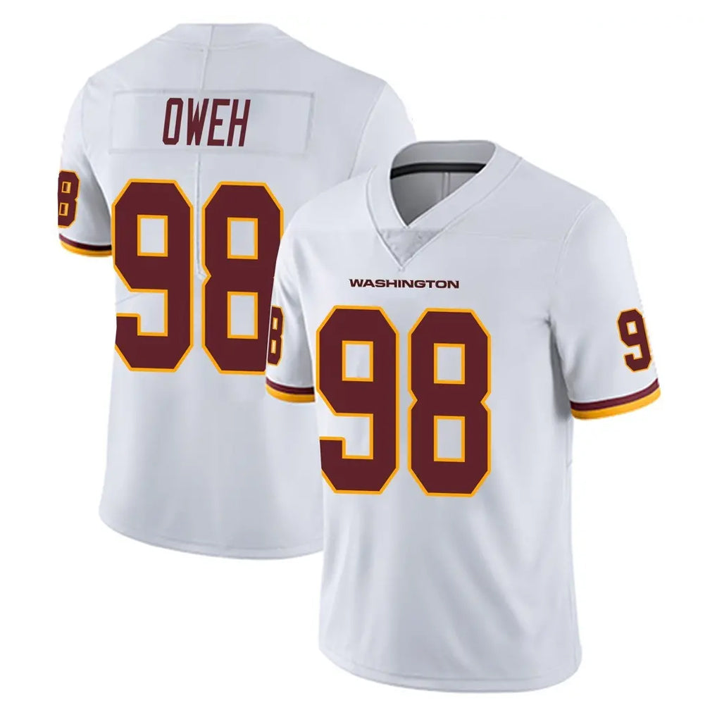 Rebec W.Commanders #98 Odafe Oweh Player White Limited Vapor Untouchable Home Game Stitched Jerseys