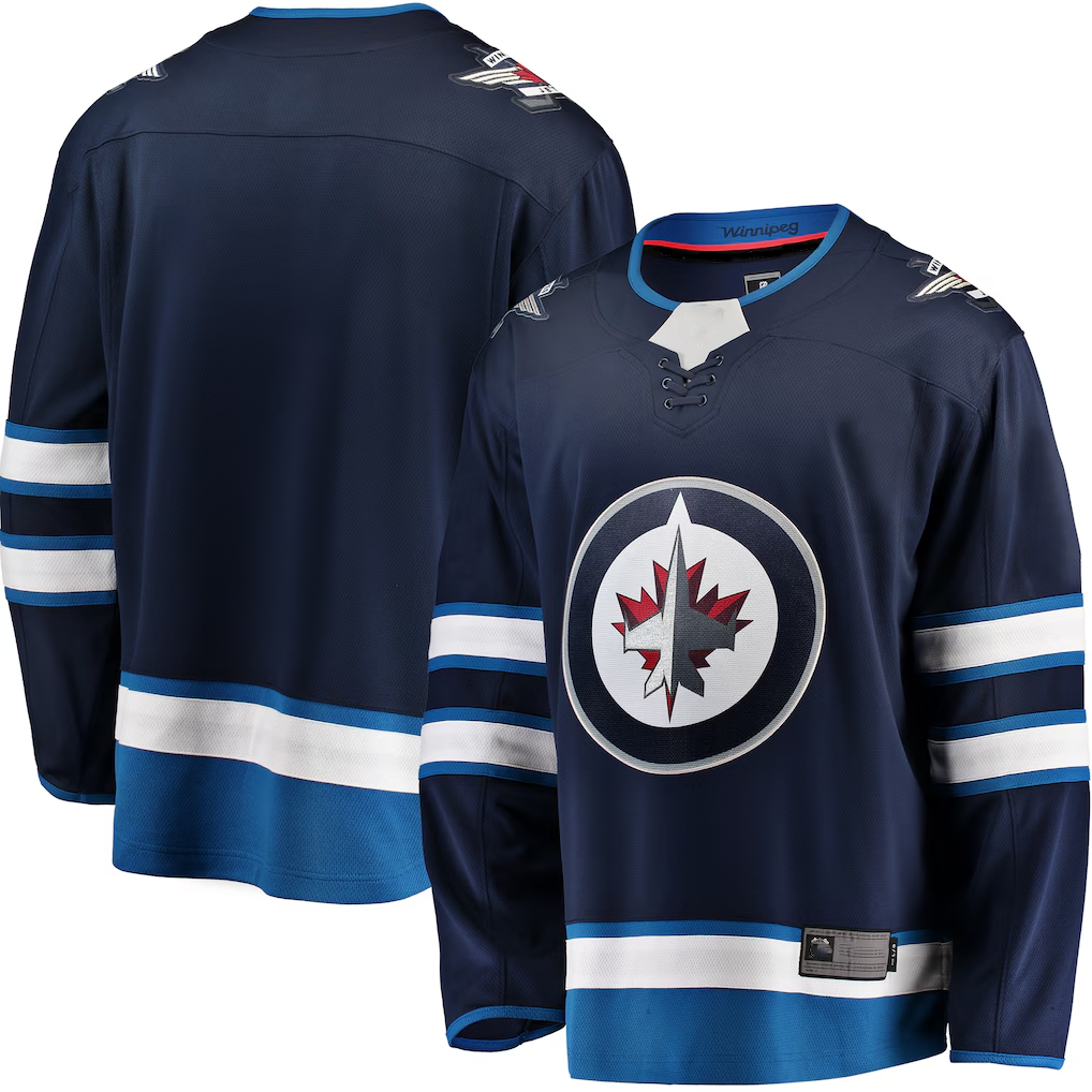 Rebec W.Jets Blue Breakaway Home Jerseys
