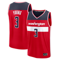 Rebec W.Wizards #3 Trae Young Red Fast Break Jerseys - Icon Edition