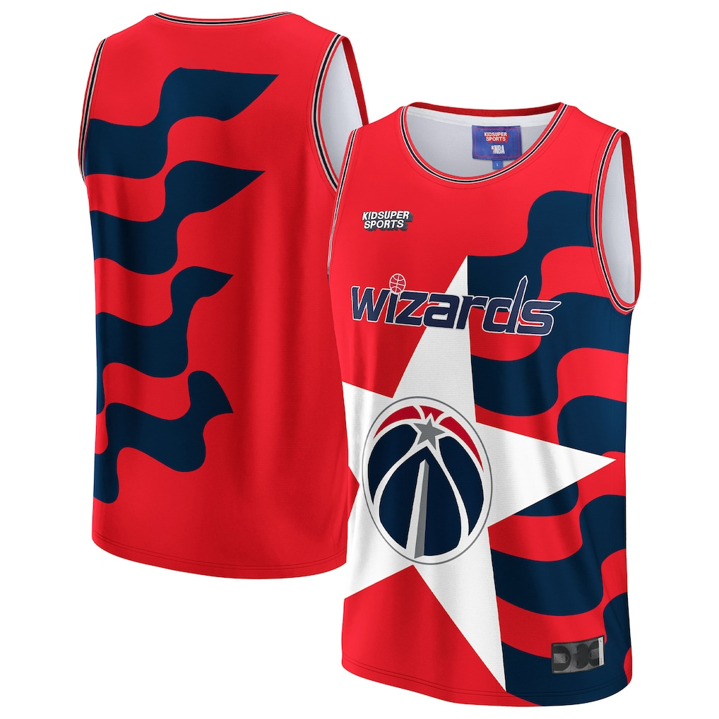 Rebec W.Wizards & KidSuper Studios by Red Hometown Jerseys