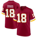 Rebec W.Commanders #18 Stephon Diggs Red 2026 Vapor Limited Stitched Football Jersey