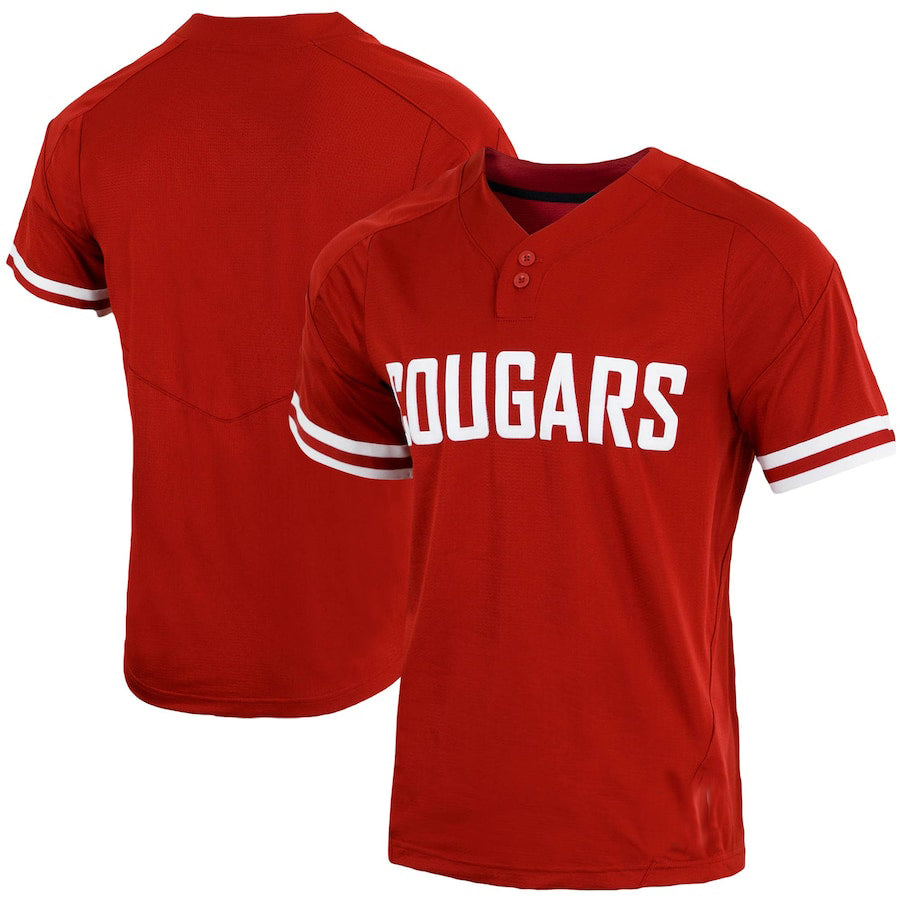 Rebec W.State Cougars Replica Vapor Elite Two-Button Baseball Jersey Crimson Stitched American College Jerseys