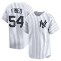Rebec New York Yankees #54 Max Fried White  Home Limited Player Jersey 2