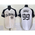 Rebec New York Yankees #99 Aaron Judge White Black  'Gothic Legacy Edition' Vapor Premier Limited Stitched Jersey