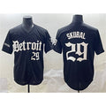 Rebec Detroit Tigers #29 Tarik Skubal Black  'Motor Gothic Edition' Vapor Premier Limited Stitched Jersey