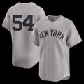 Rebec New York Yankees #54 Max Fried Gray  Road Limited Player Jersey 2