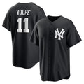 Rebec New York Yankees #11 Anthony Volpe Black  Fashion Replica Player Jersey