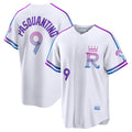 Rebec Kansas City Royals #9 Vinnie Pasquantino White  2026 City Connect Stadium Jersey