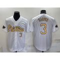 Rebec Philadelphia Phillies #3 Bryce Harper Number White  2022 All Star Stitched Cool Base Jersey
