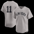 Rebec New York Yankees #11 Anthony Volpe Gray  Road Limited Player Jersey