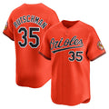 Rebec Baltimore Orioles #35 Adley Rutschman Orange  2nd Alternate Limited Player Jersey
