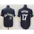 Rebec Los Angeles Dodgers #17 Shohei Ohtani Black  Mexico 2025 LA Gothic Style With Fernando Patch Vapor Premier Limited Stitched Jersey