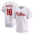 Rebec Philadelphia Phillies #16 Brandon Marsh White  Home Limited Player Jersey