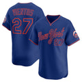 Rebec New York Mets #27 Mark Vientos Royal  Alternate Limited Player Jersey