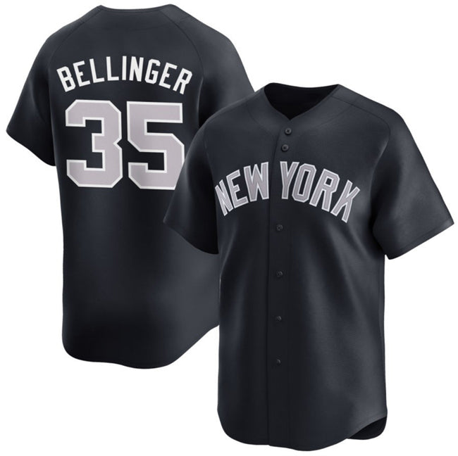 Rebec New York Yankees #35 Cody Bellinger Navy  2024 Alternate Limited Stitched Jersey