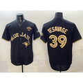 Rebec Toronto Blue Jays #39 Trey Yesavage Black Gold  2025 American League Champions Limited Stitched Jersey