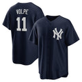 Rebec New York Yankees #11 Anthony Volpe Navy  Big & Tall Alternate Replica Player Jersey