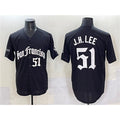 Rebec San Francisco Giants #51 Jung Hoo Lee Black  'Gothic Fog Edition' Vapor Premier Limited Stitched Jersey