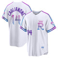 Rebec Kansas City Royals #14 Jac Caglianone White  2026 City Connect Stadium Jersey